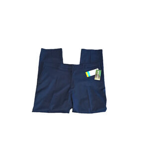 Pro Tour Mens NWT Navy Slacks 44x32 $80 Cooling UPF 50 Dress Pants Navy Blue